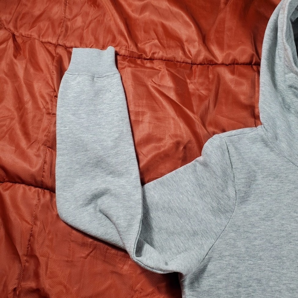 NWT Nike Sportswear Womens XS / Youth XL Funnel-Neck Fleece Pullover Hoodie Grey - Picture 7 of 14